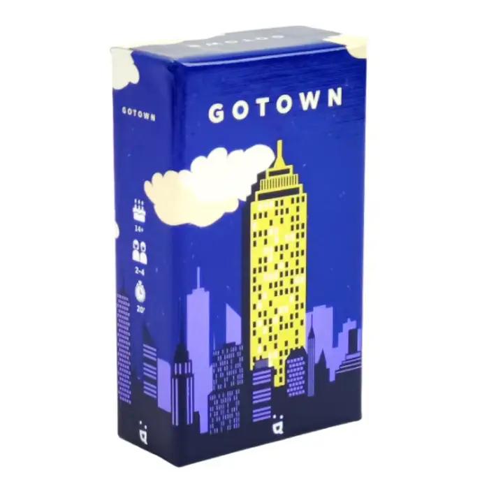 Jeu de cartes GoTown, puzzle familial, jeu de société amusant pour 2 à 4 joueurs, temps de jeu de 20
