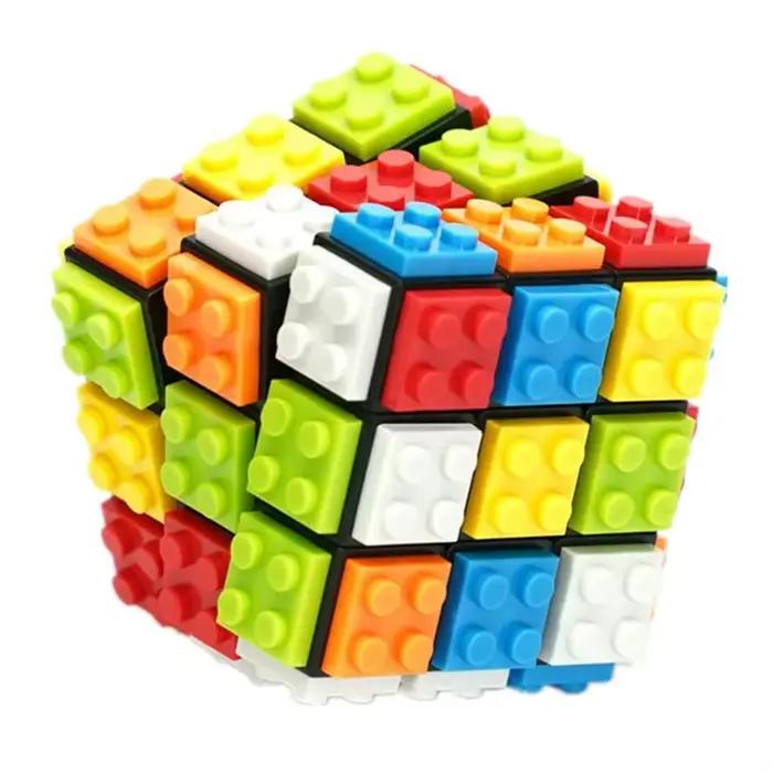 Blocs de construction Cube 3x3x3, Puzzle Cube détachable, Cube magique professionnel 3x3, jouets édu