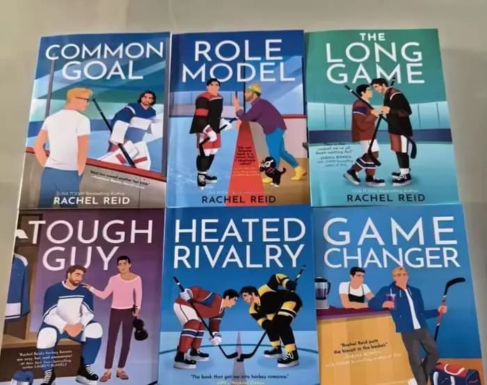 6 livres GAME CHANGER TOUGH GUY ROLE MODEL COMMON GOAL LONG GAME HEATED RIVALRY