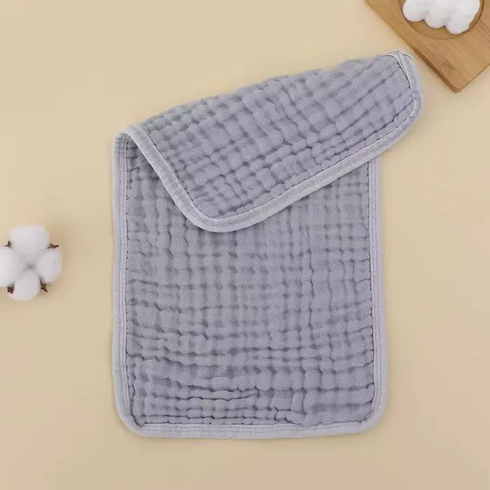 5 pièces 25*50 cm doux absorbant 6 couches coton mousseline bébé rot tissus nouveau-né bave dentitio
