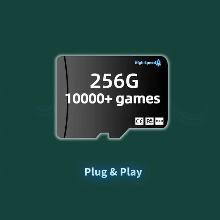 Carte TF de jeu pour Trimui Smart Pro, mémoire pré-installée, jeux rétro, plus de PS1 portable, déte