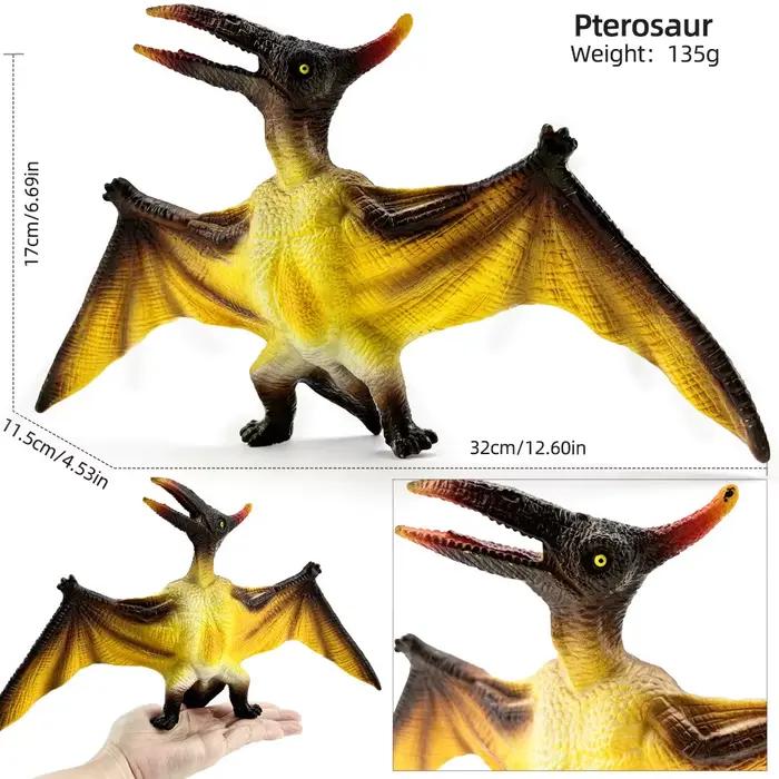 Figurines d'action dinosaures préhistoriques du monde pour enfants, Mosasaur, ptérosaure, simulation