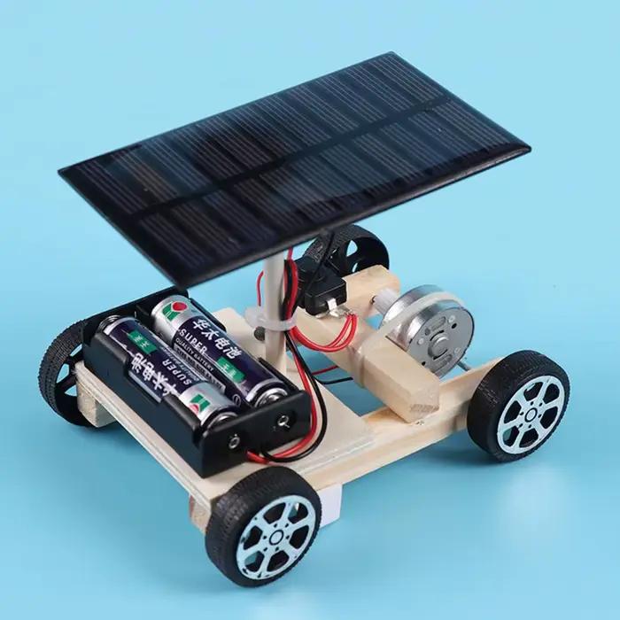Assembler une voiture solaire, inventions créatives, capacité motrice des enfants, pensée Active, Ki