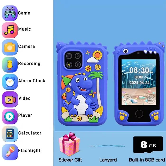 Téléphone jouet pour bébé, jouet éducatif de simulation de téléphone portable avec jeux, musique, hi