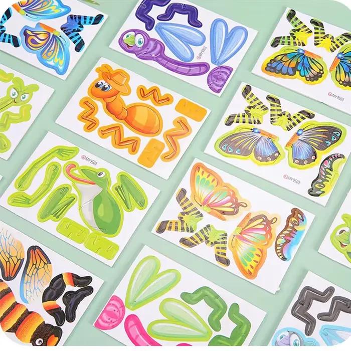 Puzzle en mousse d'animaux 3D, jouets éducatifs pour enfants, cadeau d'anniversaire pour invités, ré