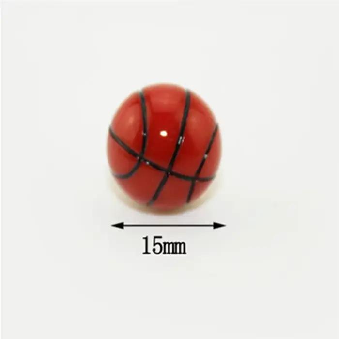 Maison de poupée 1:6/1:12 balles de sport miniatures, jouet décoratif de Football et de basket-ball