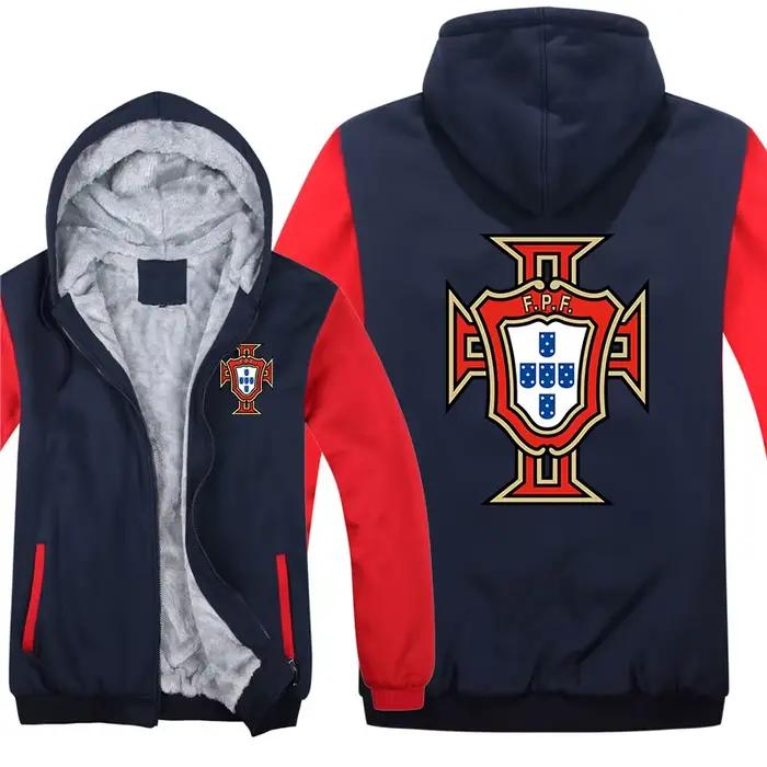 Sweats à capuche Portugal pour hommes, manteau d'hiver chaud, sourire, veste PVD, Streetwear