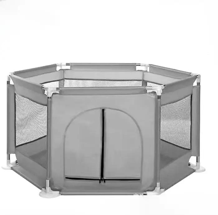 Parc de jeu portable pour bébés et tout-petits, clôture de sécurité pour bébé avec onglets de nervur