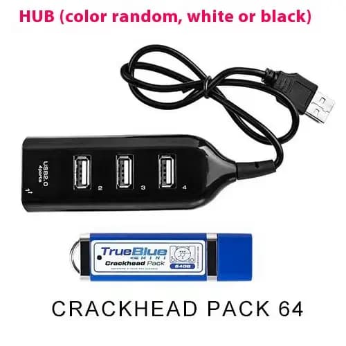 True Blue Mini Crackhead Pack 32G/64G Pack de combat PS ONE MINI