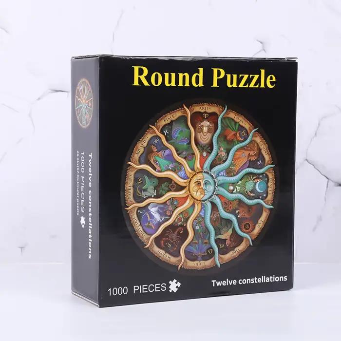 Puzzle géant Space Moon pour adultes, 1000 pièces, finition mate, anti-poussière, avec conception de