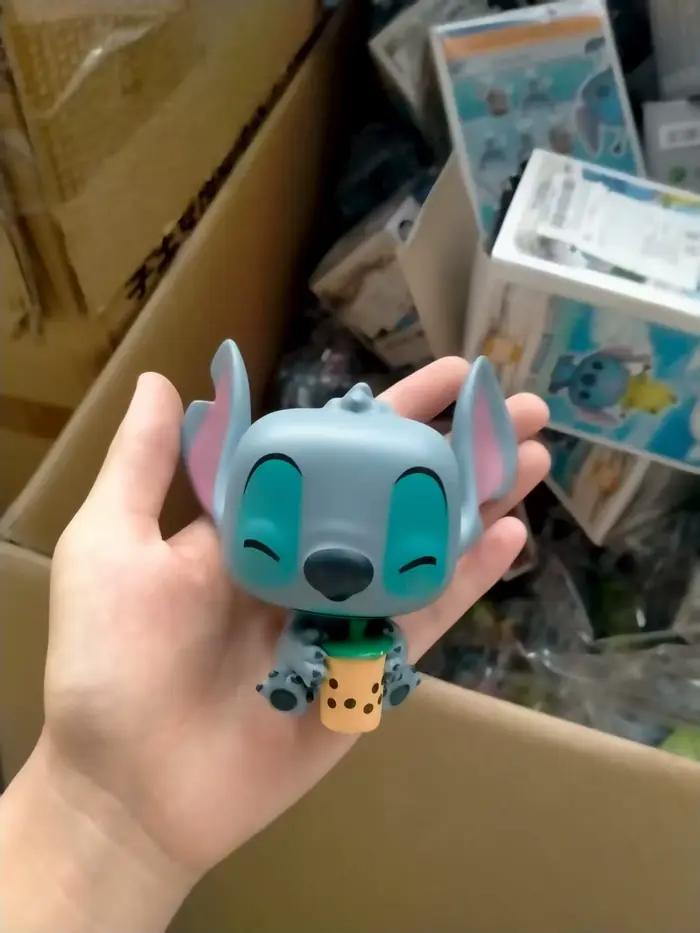Figurine Stitch de Noël, jouet de collection, figurine d'action, décoration de gâteau, jouet d'anniv