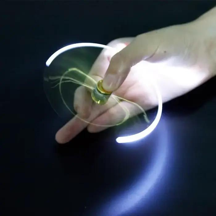 Stylos gyroscopiques lumineux à décompression multifonctionnelle, rotation des doigts, jouet Fidgets
