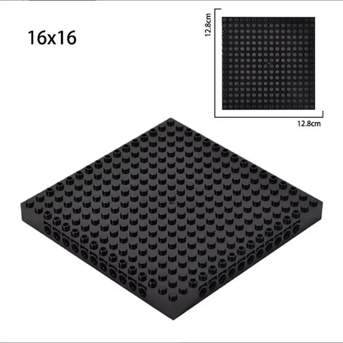 Bloc de construction d'art Pixel, plaque inférieure 65803, brique 16x16, partie Compatible 98138 pix