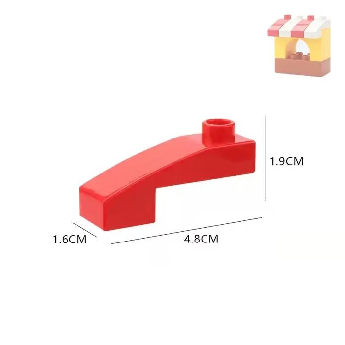 Grands blocs de construction pour château de princesse, accessoires de construction pour toit mural,