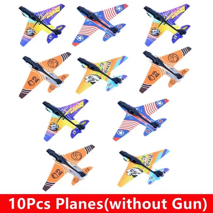 Jouets de lanceur d'avion pour enfants, pistolet catapulte d'été en plein air, planeur en mousse, av