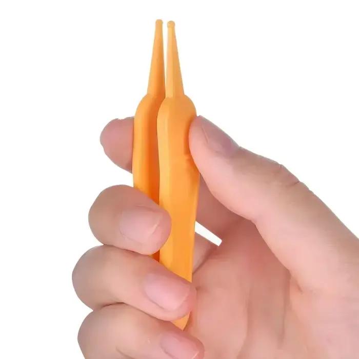 Pincettes de nettoyage pour bébé, pincettes en plastique, outil de nettoyage du nez, fournitures de