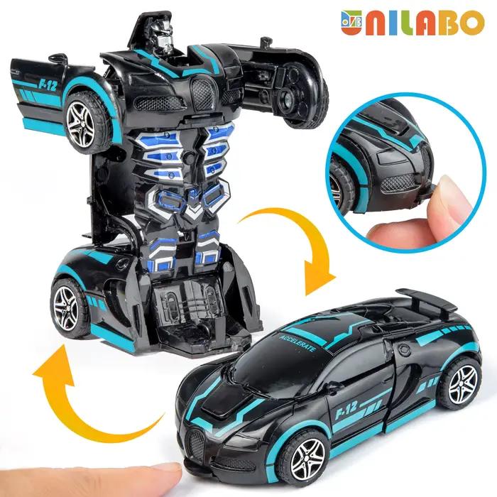Jouets de voiture de sport Robot Transformable, sans piles, cadeau éducatif pour enfants, modèle de