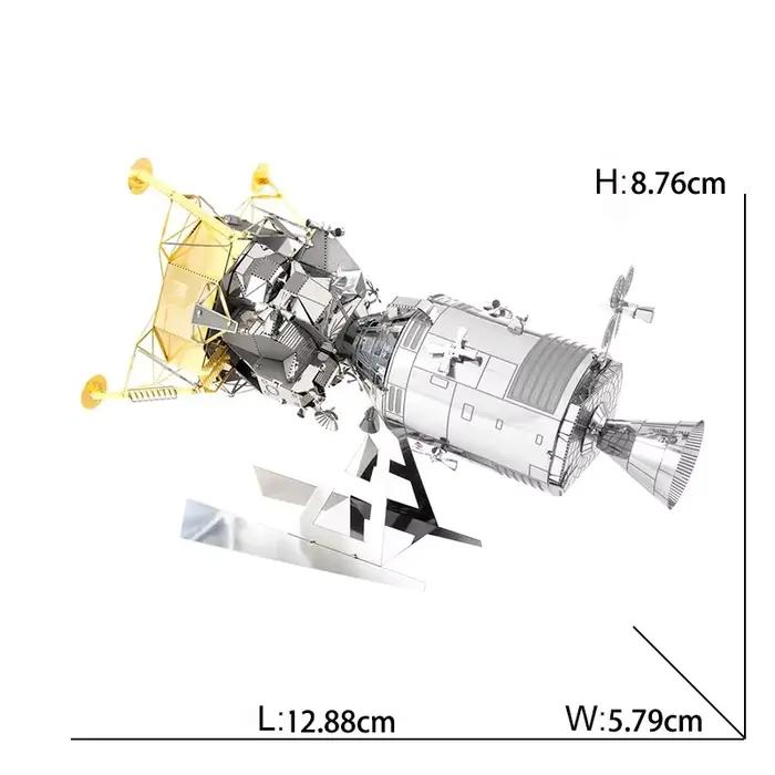 Exploration spatiale 3D Puzzle en métal navette Hubble télescope spatial Mars Rover modèle jouet pou
