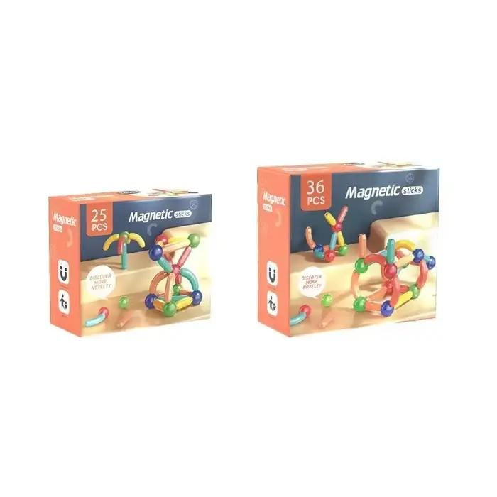 Blocs de construction magnétiques assemblés, ensemble de cubes, jouets d'éducation précoce, Puzzle d