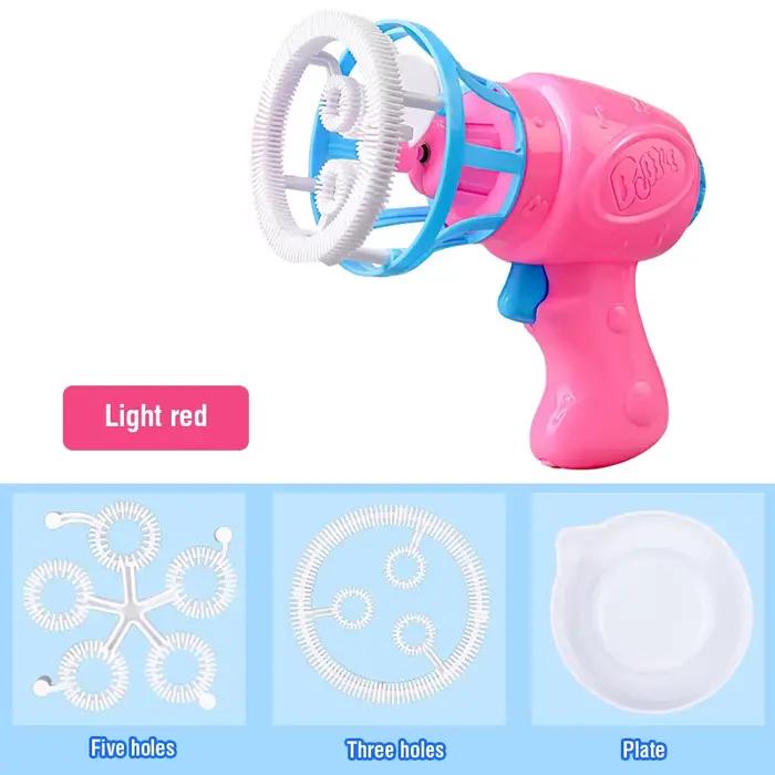 Pistolet à bulles électrique 2 en 1, grandes bulles, dinosaure, jouet pour enfants, jeux interactifs
