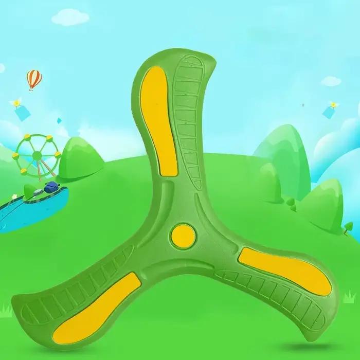 Boomerang – croix à trois feuilles douce pour enfants, jouet d'extérieur interactif pour adultes et