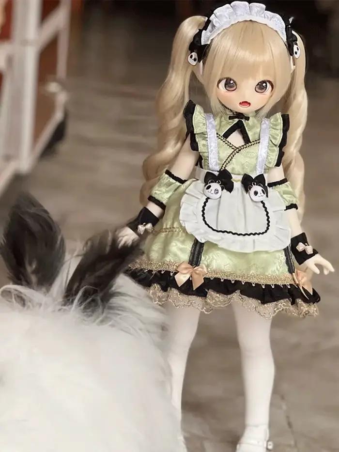 Figurine d'action Sd bjd, vampire miaou Ji lapin corps ours en option type humain maquillage conduit