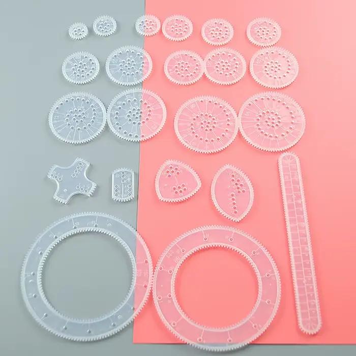 Kit de dessin artistique spirographe en spirale, 22 pièces, la façon classique pour faire des design