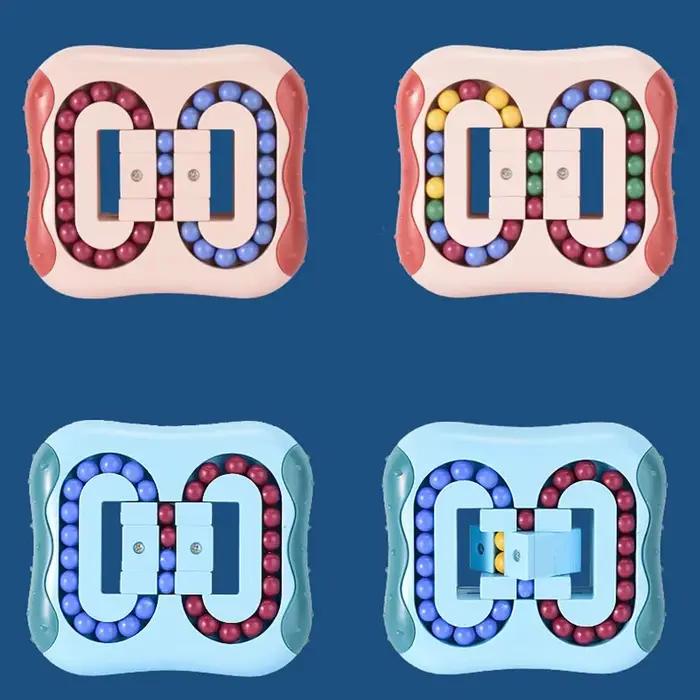 Jouet de doigt de haricot magique rotatif, jeux de puzzle pour enfants et adultes, jouets éducatifs