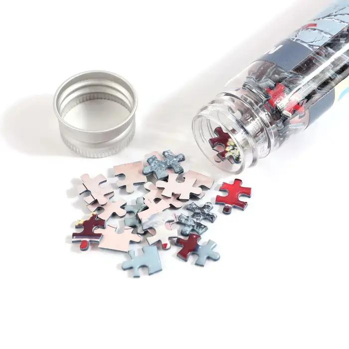 Puzzle de tube à essai, 150 pièces, train Sakura, ville romantique, jouet de décompression, jeu fami