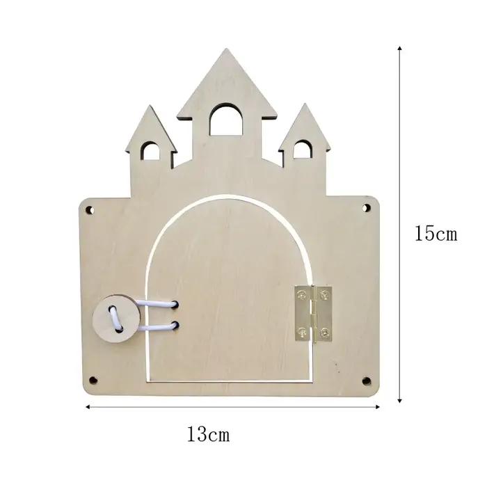 Planche occupée, accessoires de bricolage, lampes, sonnette, outils pédagogiques Montessori, capacit