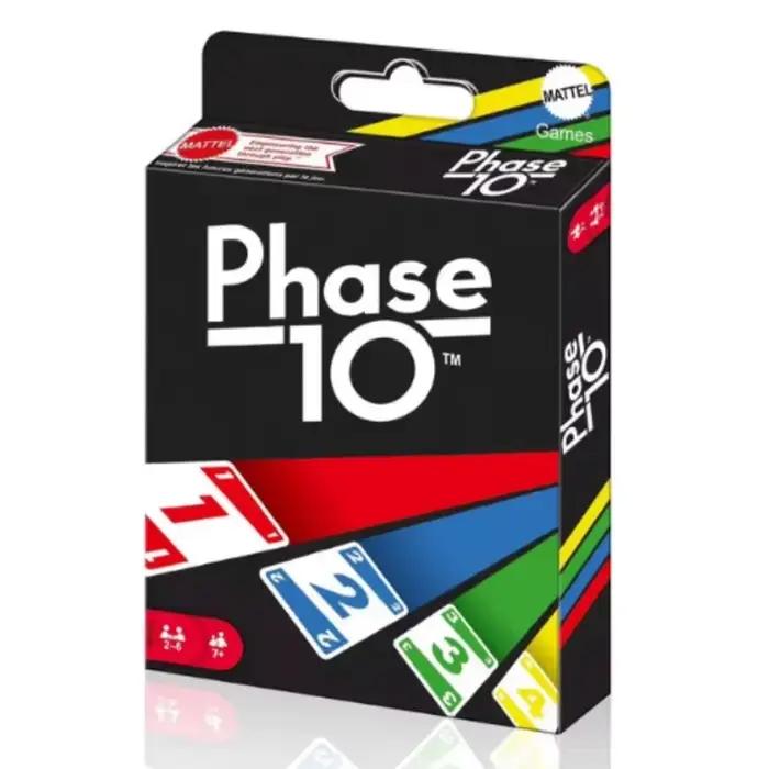 NOUVEAU Jeu de cartes Phase 10, jeu de société amusant et divertissant, designs multijoueurs, jeu de