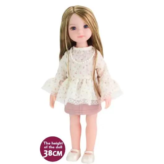 Poupées de 15 pouces pour filles de 4 à 12 ans, jeux de déguisement avec vêtements et chaussures, ca