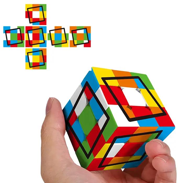 Cube magique à torsion rapide, solutions multiples, 3x3x3, peinture couleur UV 3D, soulagement du St