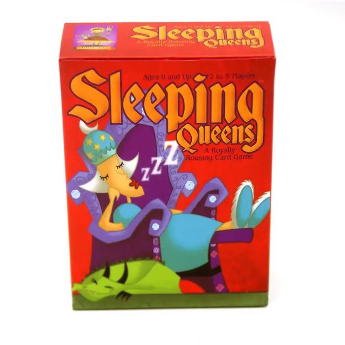 Jeu de cartes Sleeping Queens - Édition entièrement en anglais, jeu de société familial amusant pour