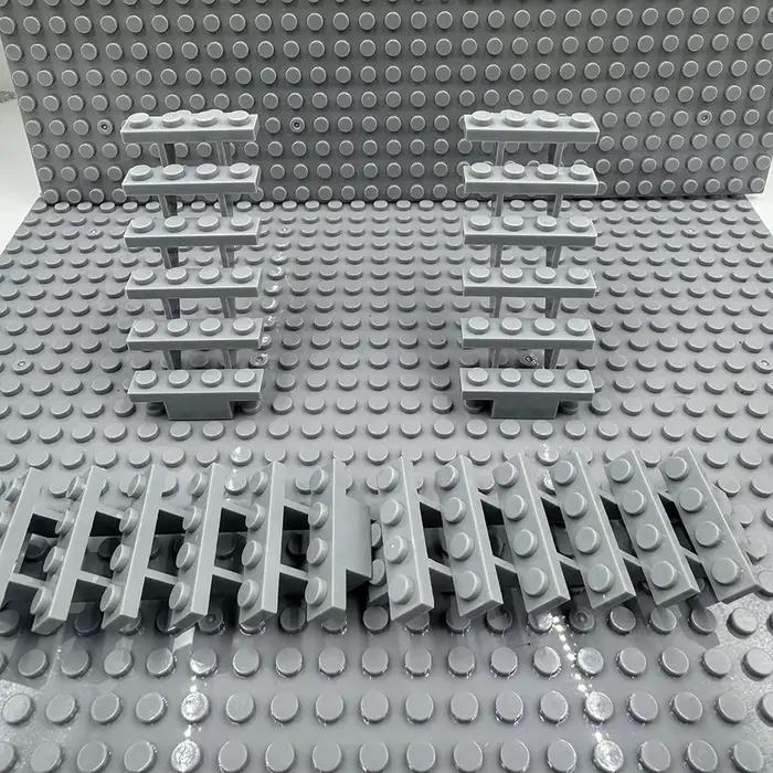 4 pièces escalier MOC briques 7x4x6 maison escaliers droite ouverte 30134 marches échelle modulaire