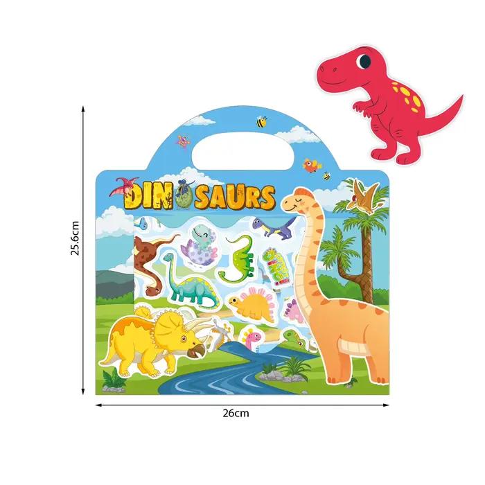 Nouveaux enfants scène réutilisable autocollants mignons bricolage Puzzle autocollant jeux livres de