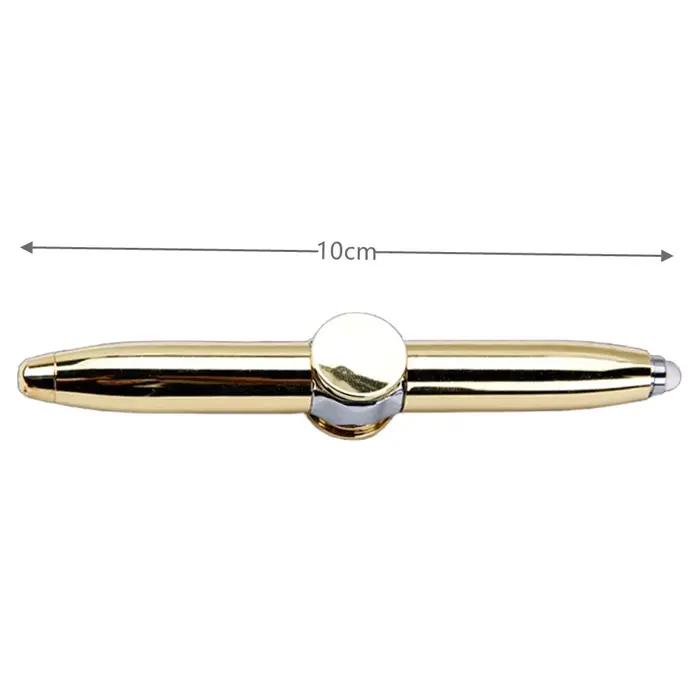 Stylos gyroscopiques lumineux à décompression multifonctionnelle, rotation des doigts, jouet Fidgets