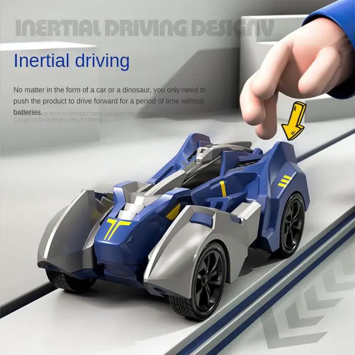 Voiture dinosaure transformée 2 en 1 : transformations automatiques pour le plaisir des enfants!
