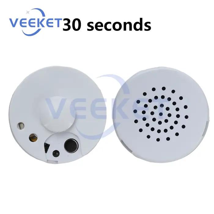 Boîte vocale pour peluche 30/60 secondes, enregistreur vocal, dispositif DIY pour message personnali
