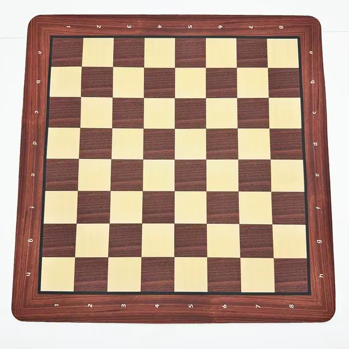 Grand échiquier 48 cm/18,9 pouces, spécialement conçu pour les compétitions, échiquier en caoutchouc