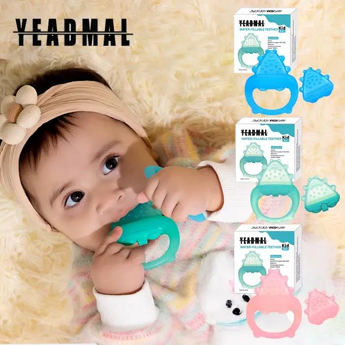 Jouets de dentition en silicone pour bébé congélables – Soulagement du refroidissement pour bébés de 0 à 12 mois