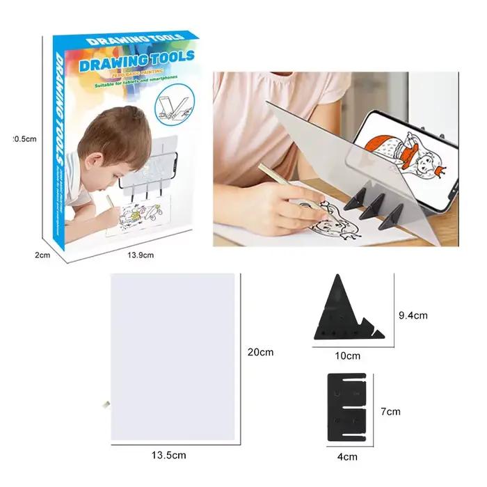 Planche à dessin pour enfants en plastique ABS, outils de dessin et projection, table d'apprentissage, croquis et réflexion, jouet éducatif optique pour occasions spéciales