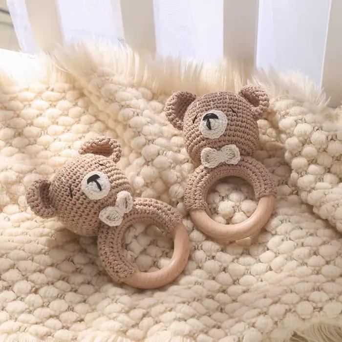 Jouets pour bébé Crochet Animal hochet dessin animé musique