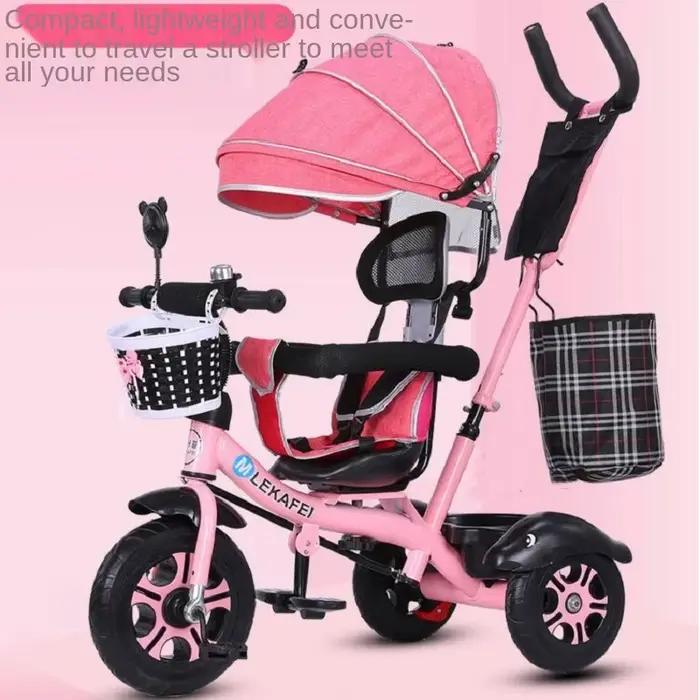 Tricycle enfant LazyChild avec siège rotatif