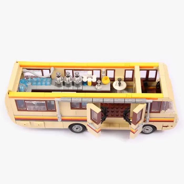 986 pièces technologie Breaking Bad blocs de construction jeu de film Bus véhicule recueillir modèle brique bricolage Puzzle jouets pour garçon cadeau de noël