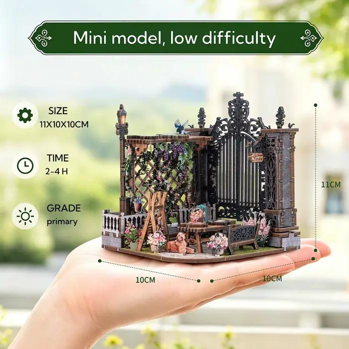 Kit de maison miniature vintage DIY