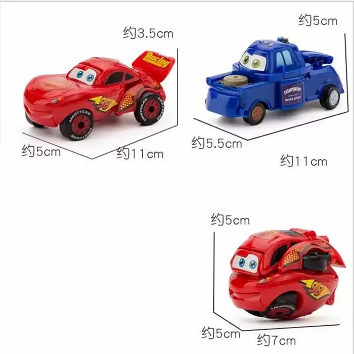 Voitures transformables Disney Toy Story Lightning McQueen Q-Style Egg Racing Models Friends