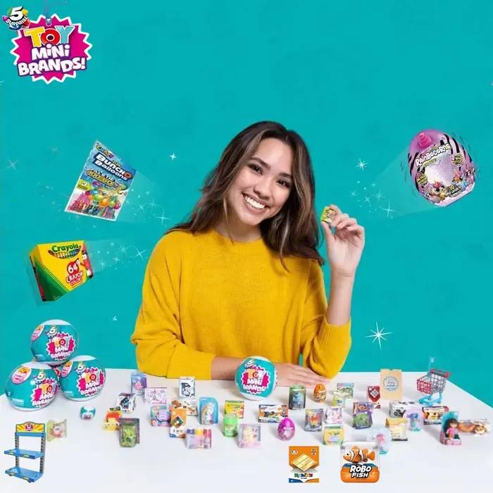 Zuru 5 Surpise Toys Myster Toy Mini Brands Série 1 Jouets Pets Alive Tortue Modèles Rares à Collectionner Collection Centre Commercial