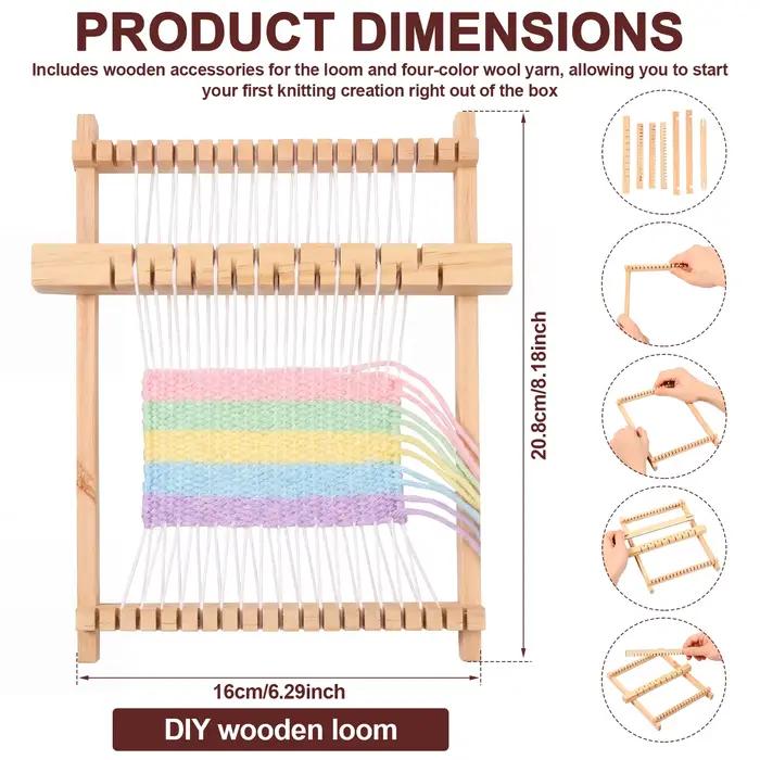 Kit de cadre à tisser en bois DIY – Machine