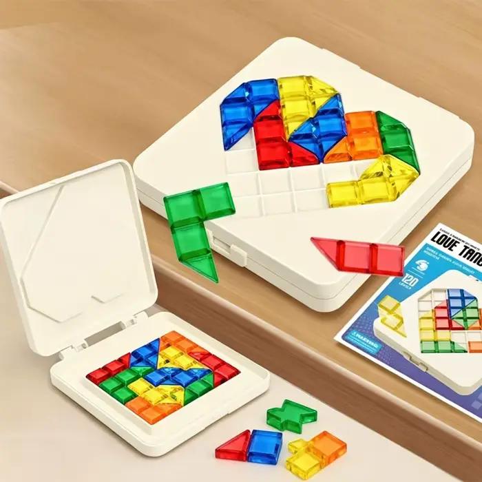 Boîtes de puzzles en forme de cœur